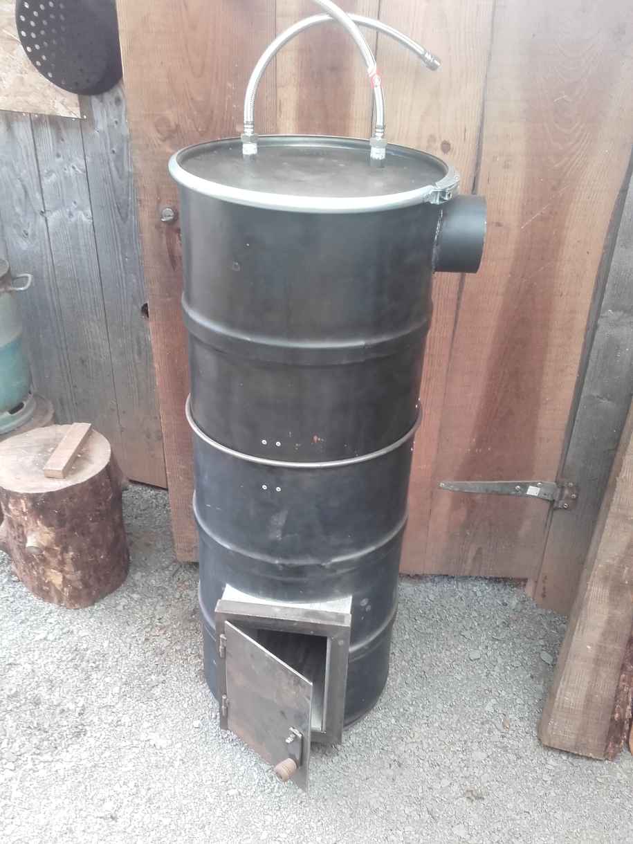chauffe eau bois
