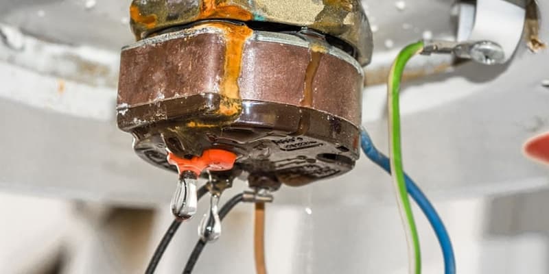 chauffe eau electrique goutte