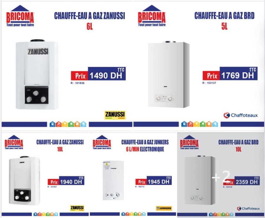 chauffe eau gaz meilleur marque